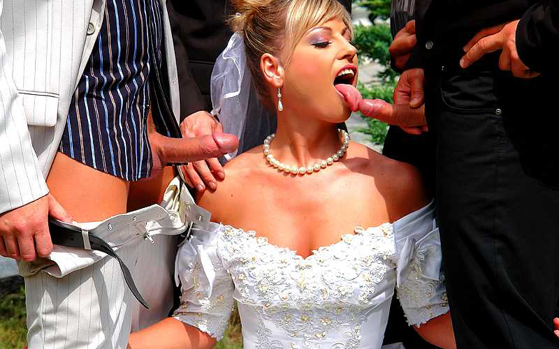 Порно На Свадьбе Невесту По Кругу