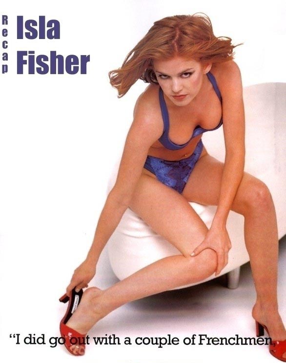 Isla Fisher nahá. Foto - 13