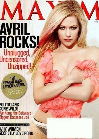 Avril Lavigne nahá. Foto - 5