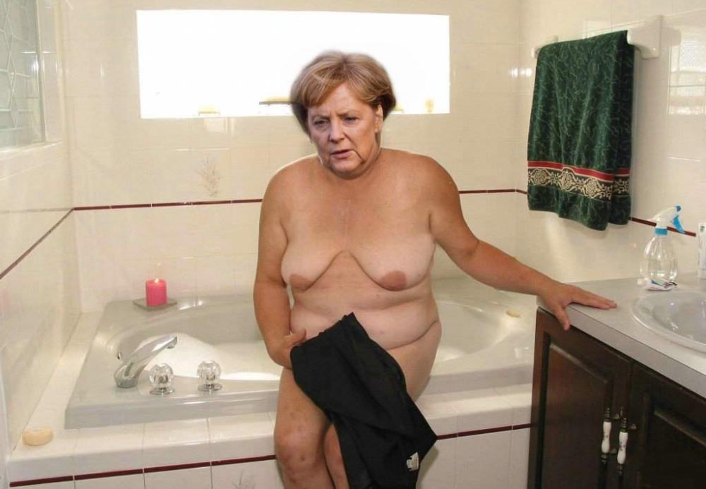 Angela Merkel nahá. Foto - 113