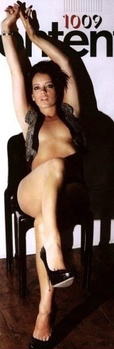 Lily Allen nahá. Foto - 2