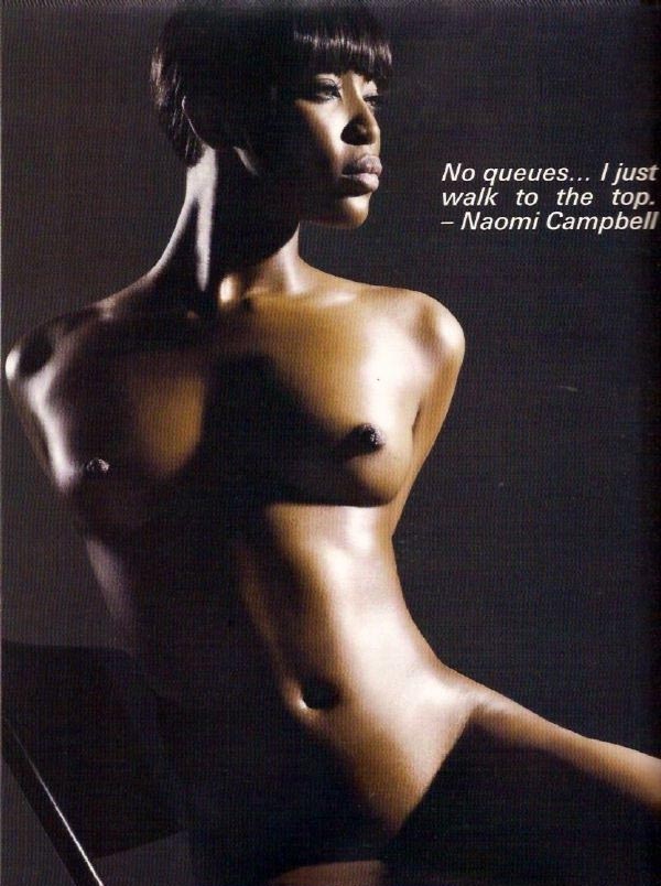Naomi Campbell nahá. Foto - 3