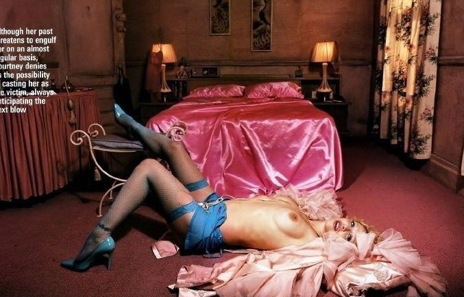 Courtney Love nahá. Foto - 6