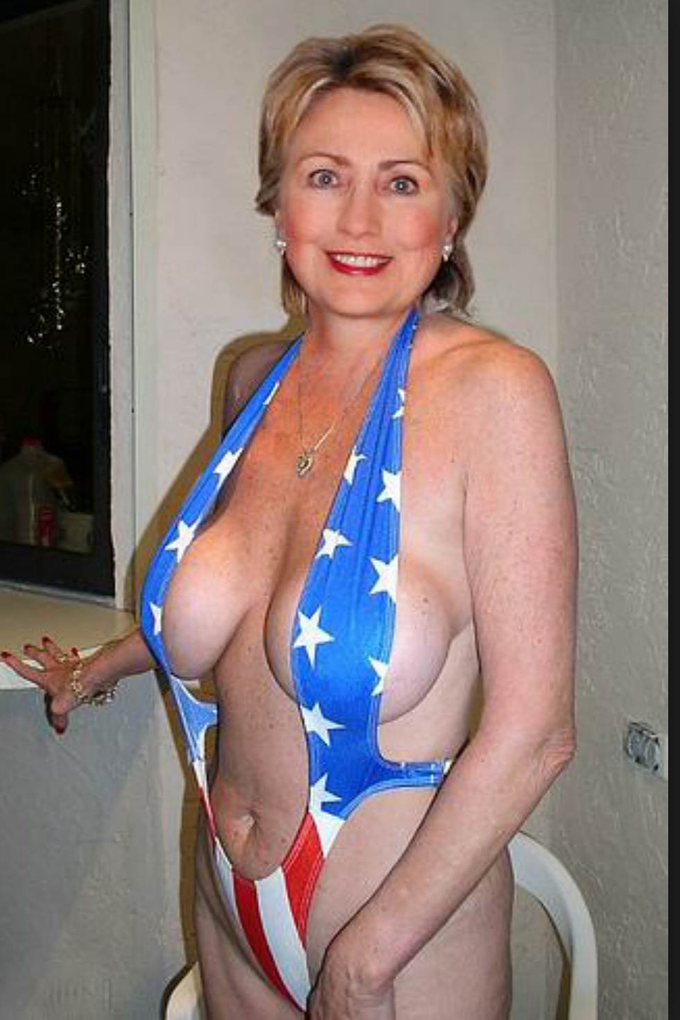 Hillary Clinton nahá. Foto - 17