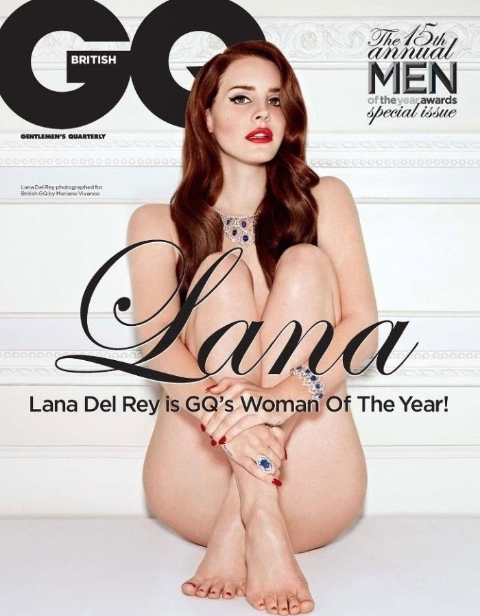 Lana Del Rey nahá. Foto - 1