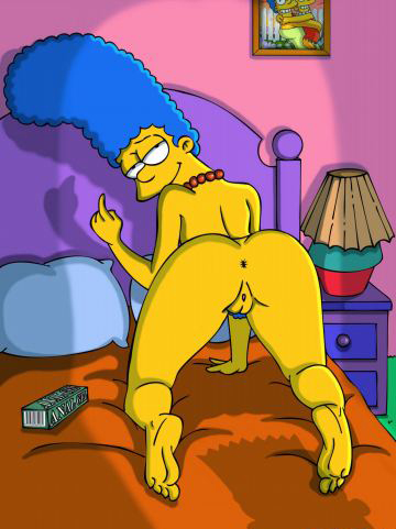 Marge Simpson nahá. Foto - 2