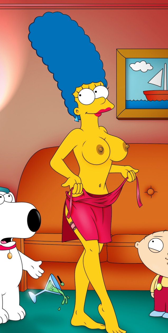 Marge Simpson nahá. Foto - 32