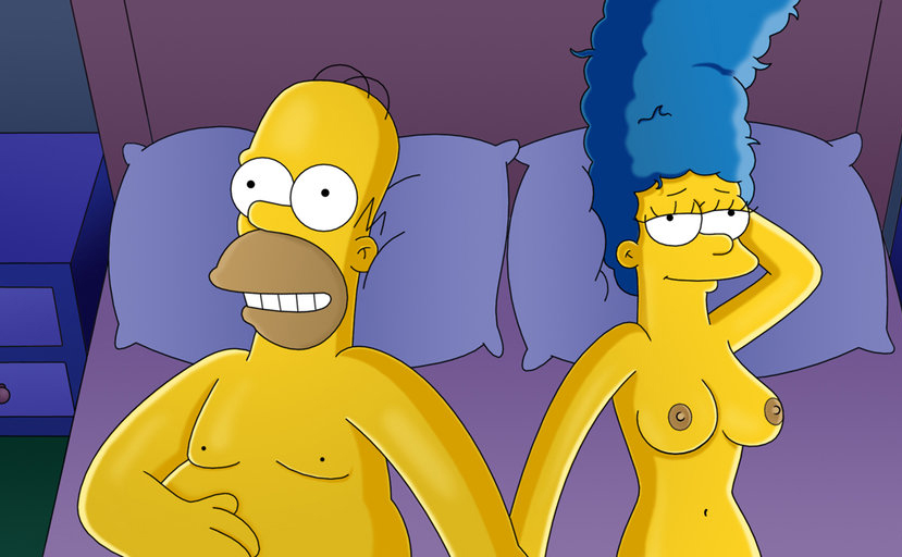 Marge Simpson nahá. Foto - 36