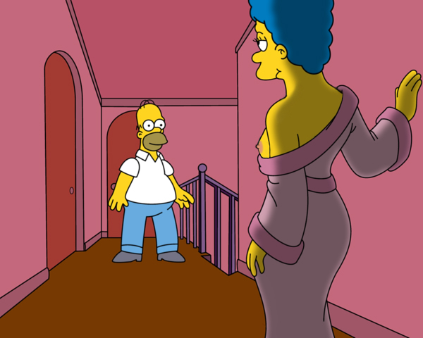 Marge Simpson nahá. Foto - 48