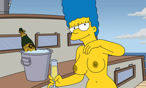 Marge Simpson nahá. Foto - 53