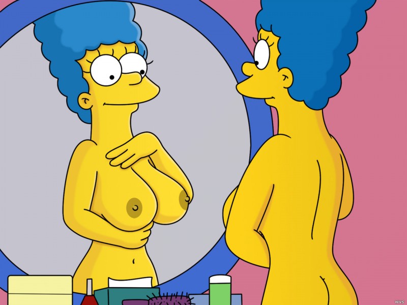 Marge Simpson nahá. Foto - 54