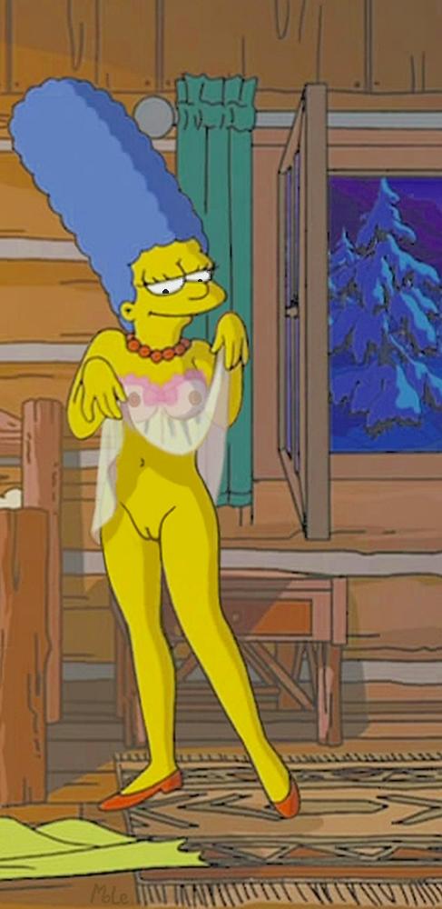 Marge Simpson nahá. Foto - 7
