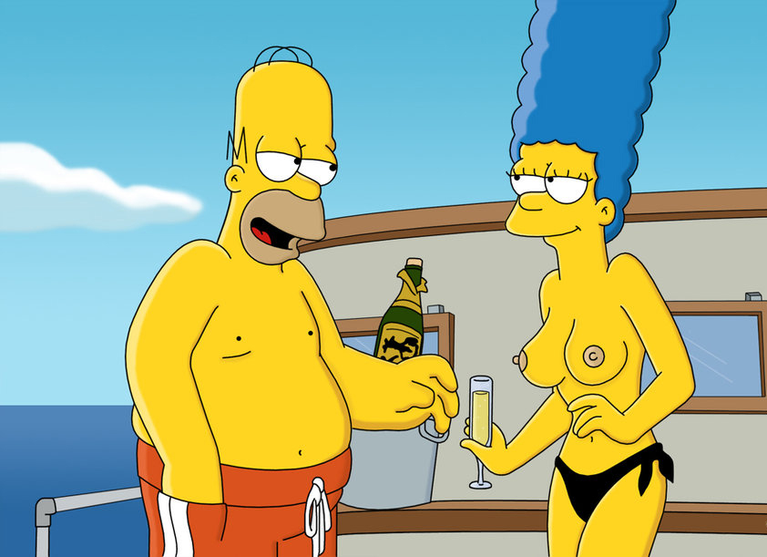 Marge Simpson nahá. Foto - 8