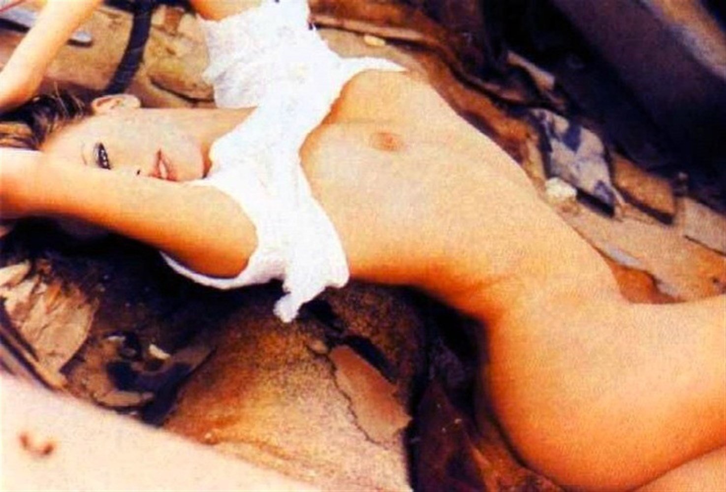 Charlize Theron nahá. Foto - 233