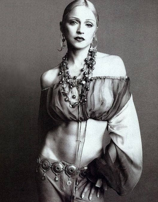 Madonna nahá. Foto - 35