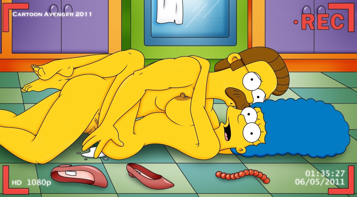 Marge nackt simpson Simpsons Frau