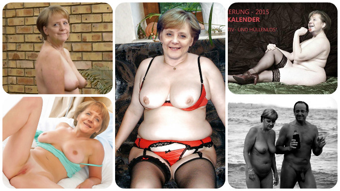 Angela Merkelová nahá. Galerie - 2