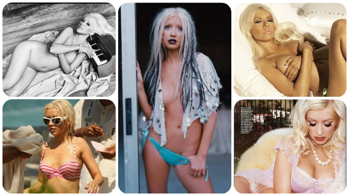 Christina Aguilera nahá nahoře i dole bez. Galerie - 2